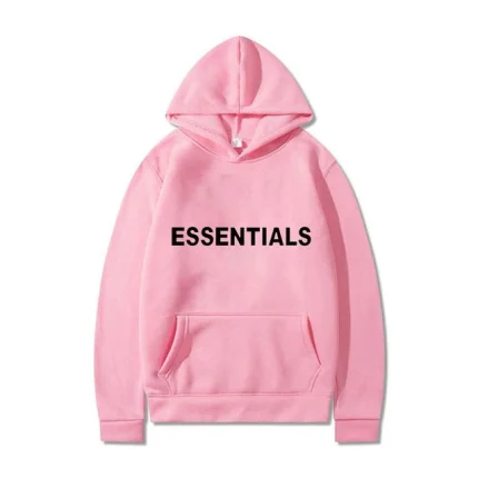 pink essential hoodie