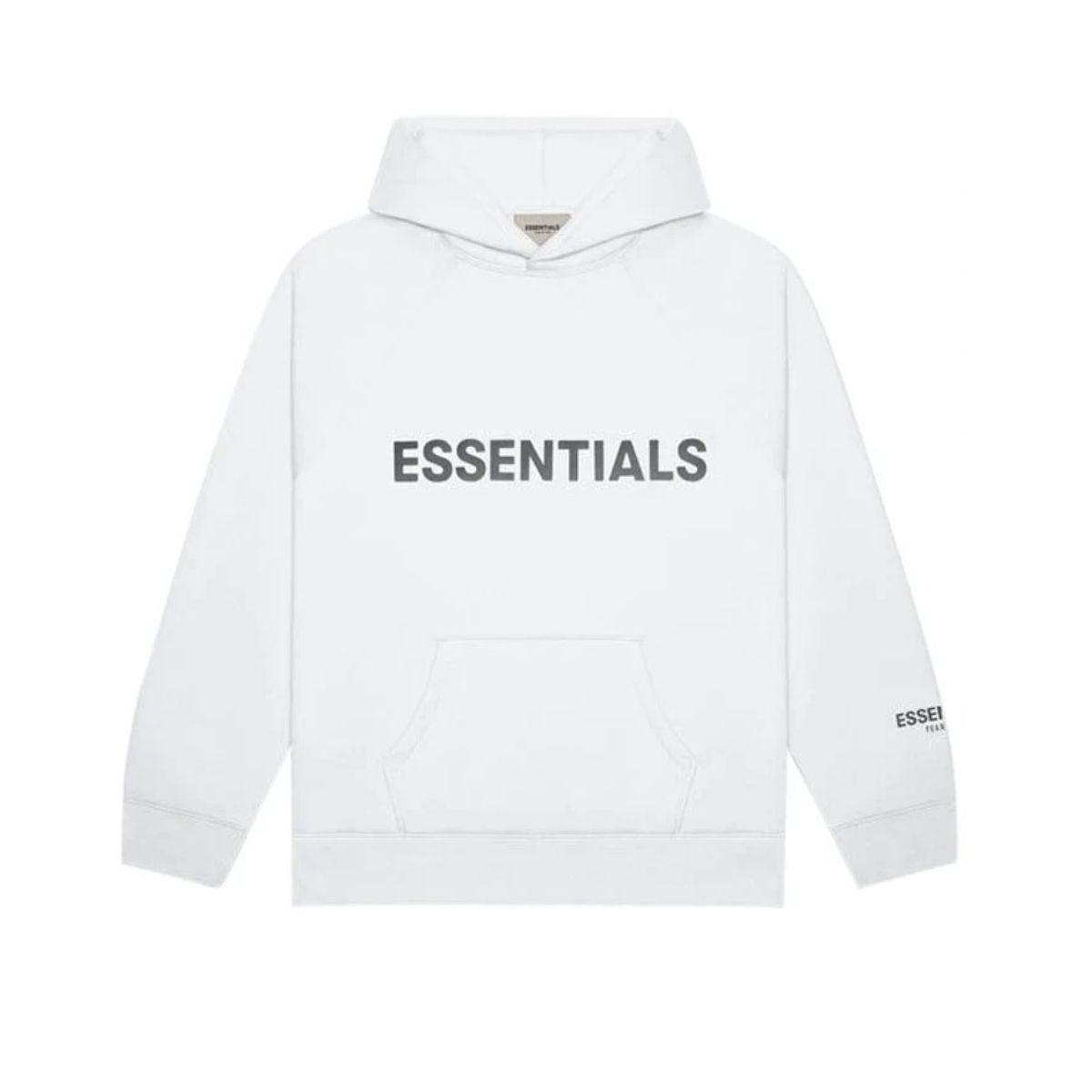 Black And White Essentials Hoodie Black And White Essentials Hoodie