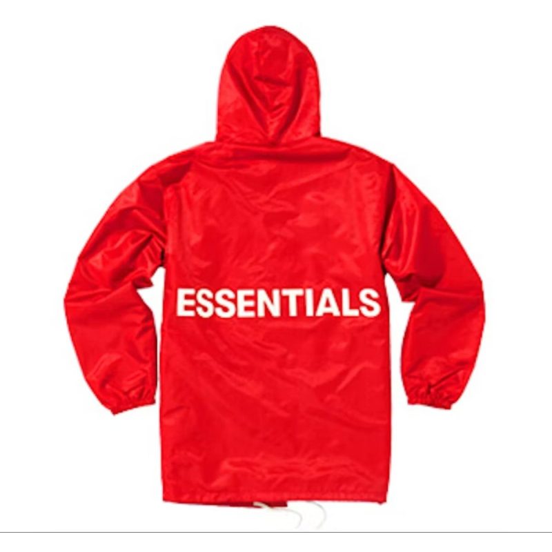 Essentials Coach Jacket Red