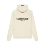 fear of god essentials hoodie white