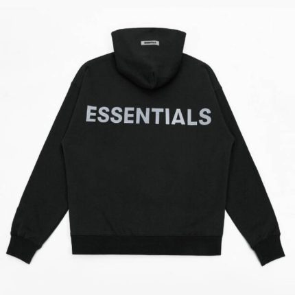 essentials fear of god black hoodie