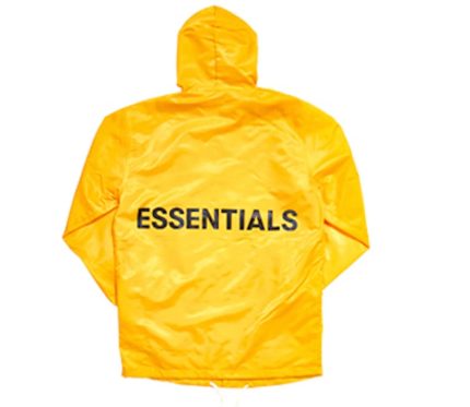 fear of god essentials coach jacket