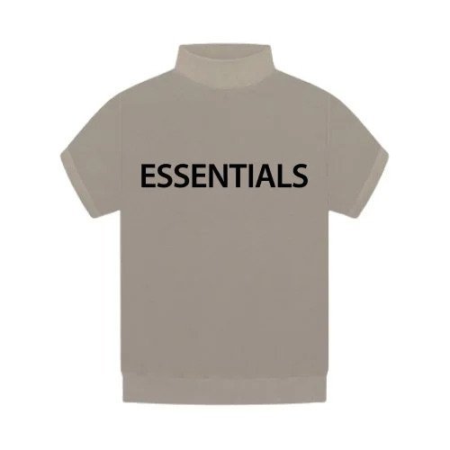 Fear of God Essentials Inside Out Mock Neck T-Shirt Fear of God Essentials Inside Out Mock Neck T-Shirt