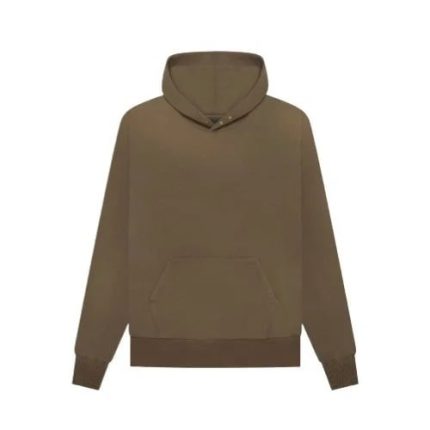 essentials fear of god hoodie brown