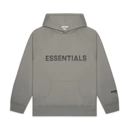 essentials hoodie grey fear of god