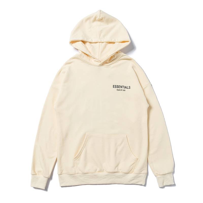 fear of god essentials beige hoodie fear of god essentials beige hoodie