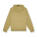 fear of god essentials hoodie beige