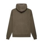 fear of god essentials hoodie brown