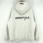light grey essentials hoodie